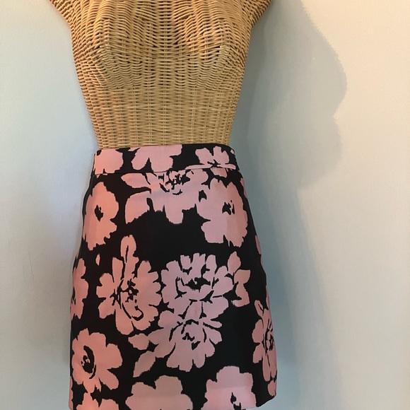 Milly floral black pink mini happy skirt - Picture 8 of 9